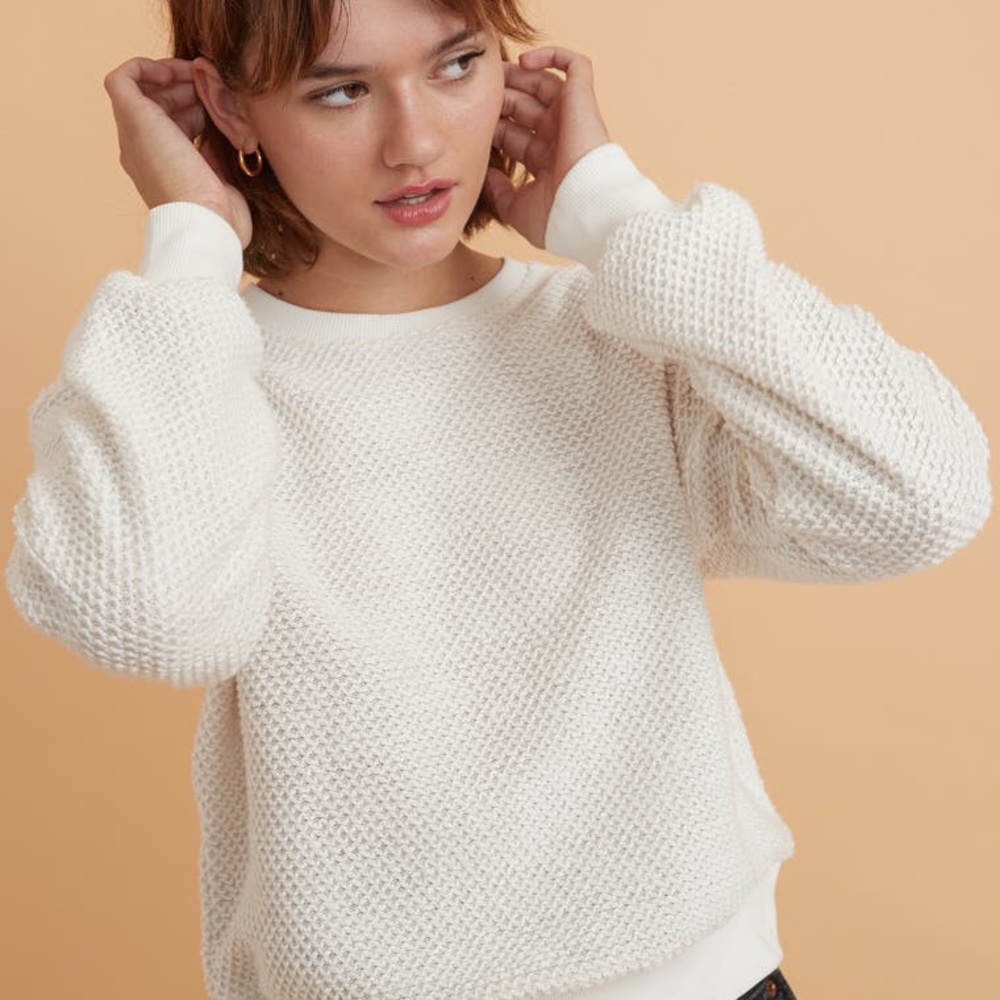 Marine Layer Birds Eye Tanisha Sweatshirt - Picture 1 of 15
